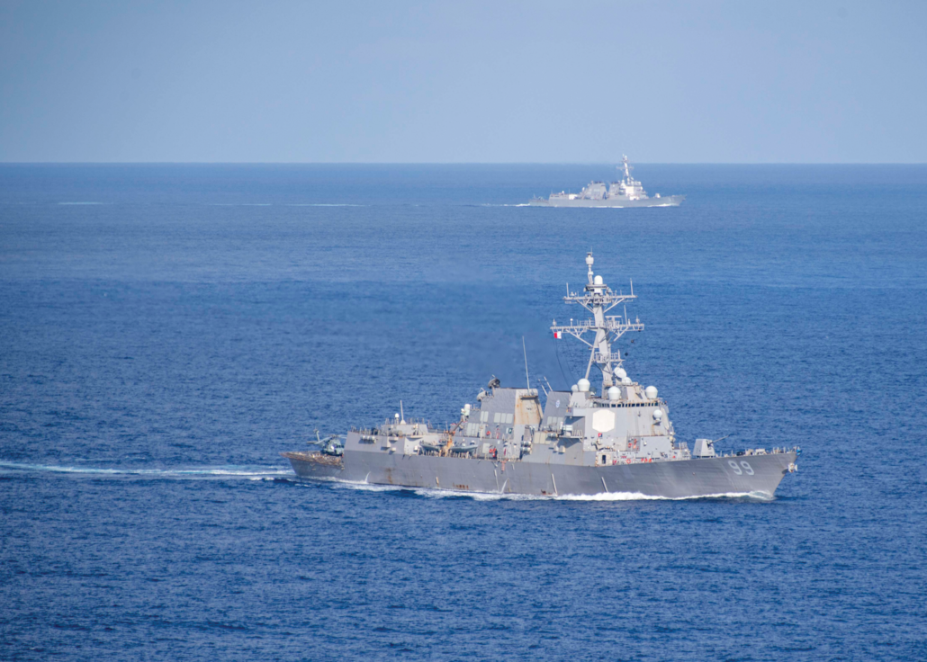 US warship in Red Sea intercepts 3 missiles fired from Yemen